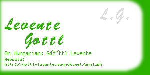 levente gottl business card